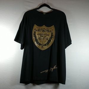 Men Ruff Ryder's Jeans Tee Black w/Embossed Shield